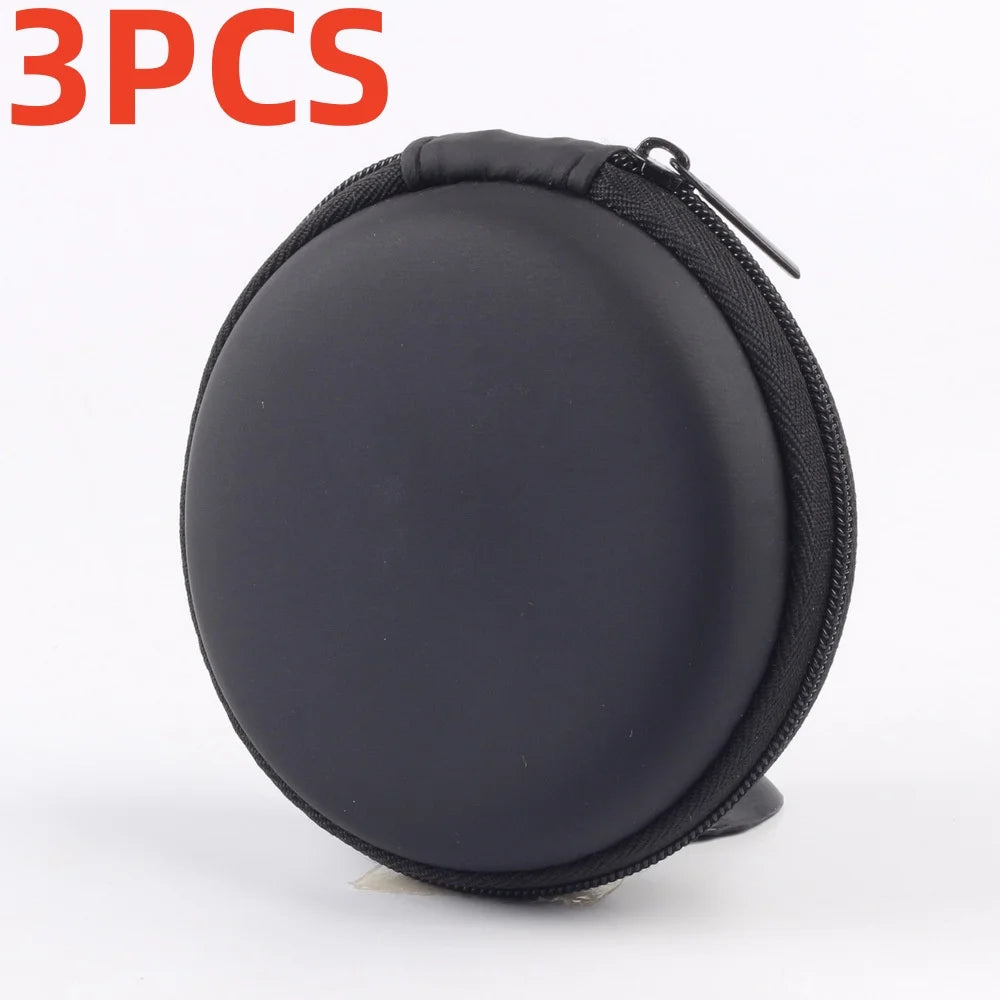 KZ Original EVA Black Oval Cortical Wired Bag Earbuds Case Headphone Box Earphone Music Headset Carrying Bag Portability Package