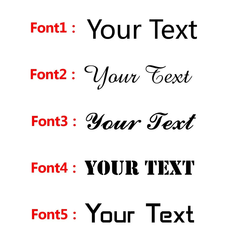1PC Personalized Business Advertising Text Vinyl Sticker For Car Window Decor Custom Commercial Auto Rear Windshield Decal