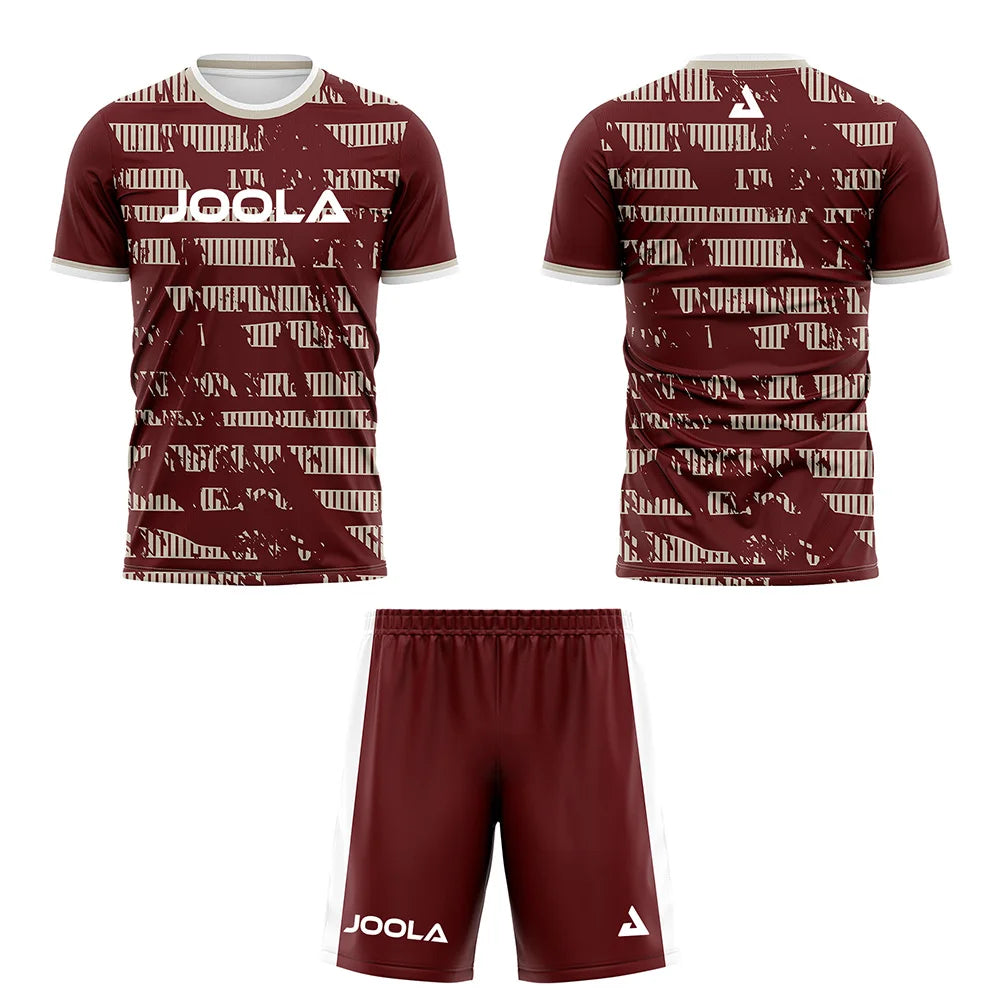 2026 Breathable Quick-drying Men's Table Tennis Apparel Short-sleeved T-shirt And Shorts Set Badminton Drawstring Pocket Shorts