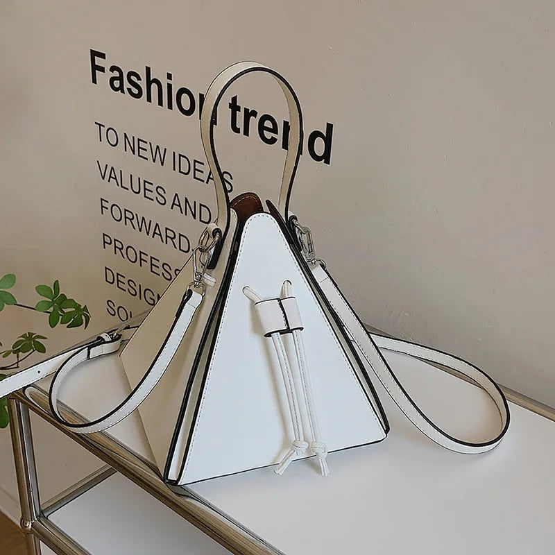 Fashion Ladies Shoulder Bags Handbag Sense of luxury Women Bags High quality Leather Crossbody Bag Designer Female Triangle Bags