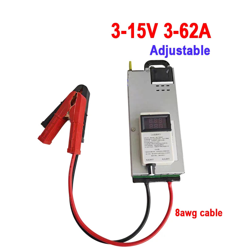 12V 120A Adjustable Charger Lifepo4 3-15v 3-120A 100A 80A 60A 50A 14.6V 4.2V Charger 12.6v 100A Lithium Polymer For Lithium Ion