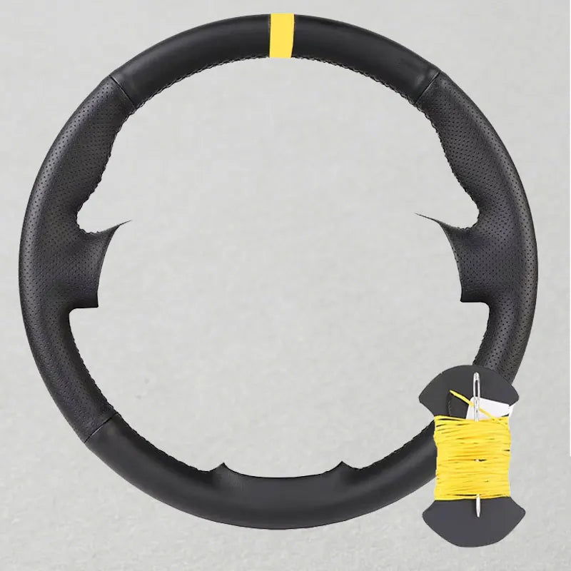 Custom Suede Leather Car Steering Wheel Cover For Volkswagen VW Golf 4 Passat B5 1996-2003 Seat Leon 1999-2004 Polo 1999-2002