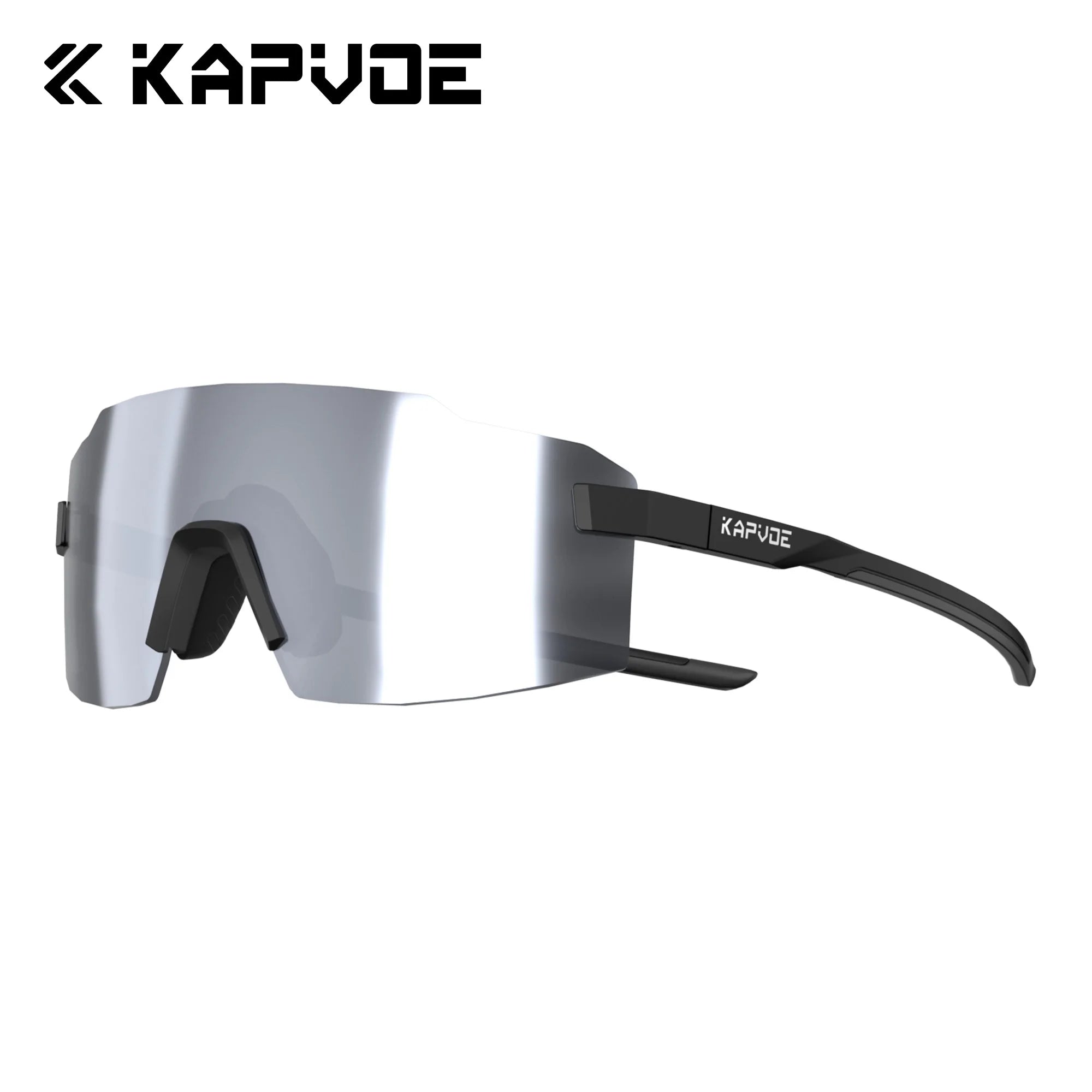 Kapvoe Light-Weight Runnning Sunglasses Cycling Glasses for Men Wide Vision Adjustable Nose Pad Women UV400 Hiking Eyewear