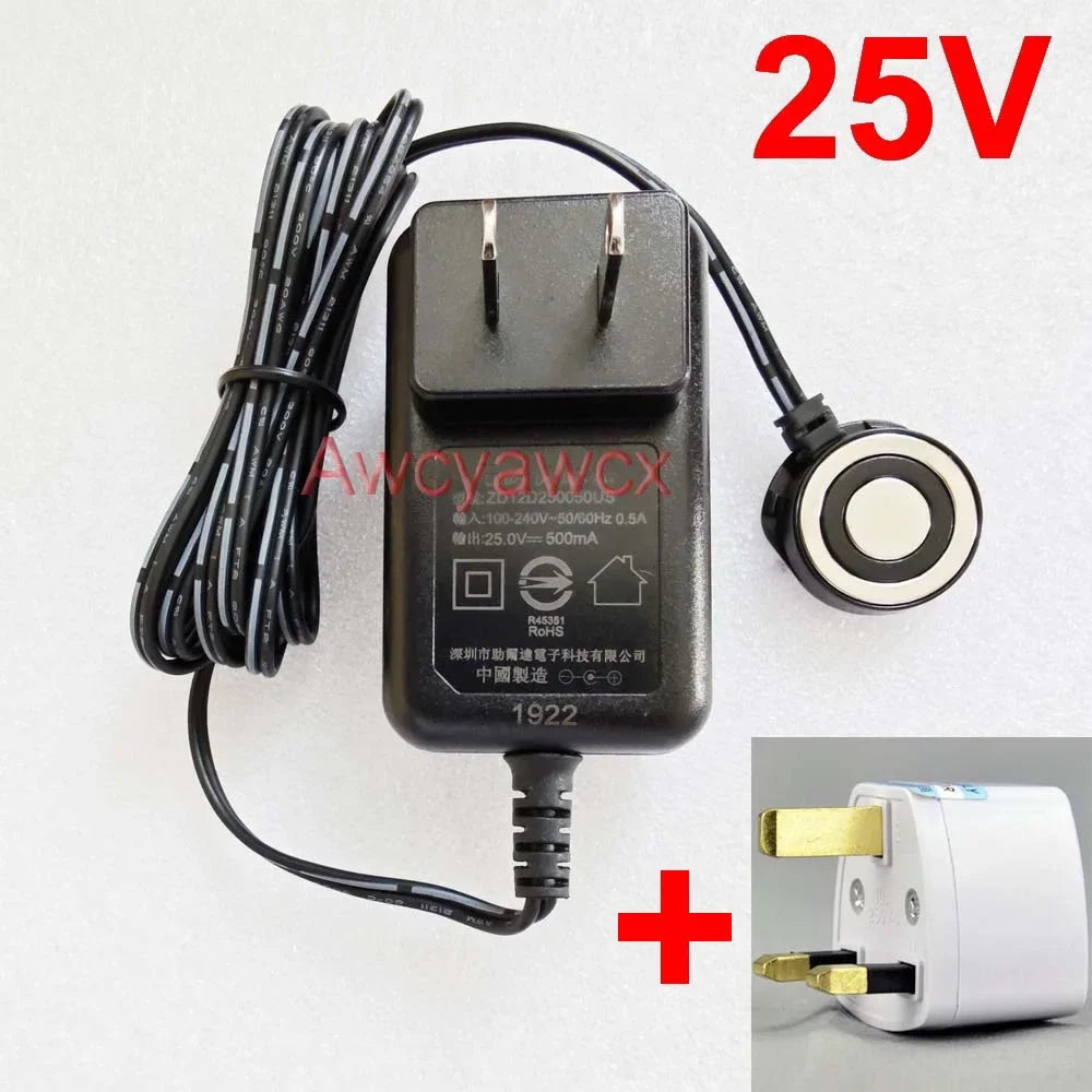 25V 500mA 0.5A Charger Adapter for 18V Philips FC6721 FC6722 FC6723 FC6724 FC6725 FC6730 FC6801 FC6802 FC6812 Vacuum Cleaner