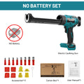 6 Speeds Electric Glue Gun Glass Glue Silicone Gun Caulking Gun Electric Doors Windows Sewing Glue Tool for Makita 18V Battery