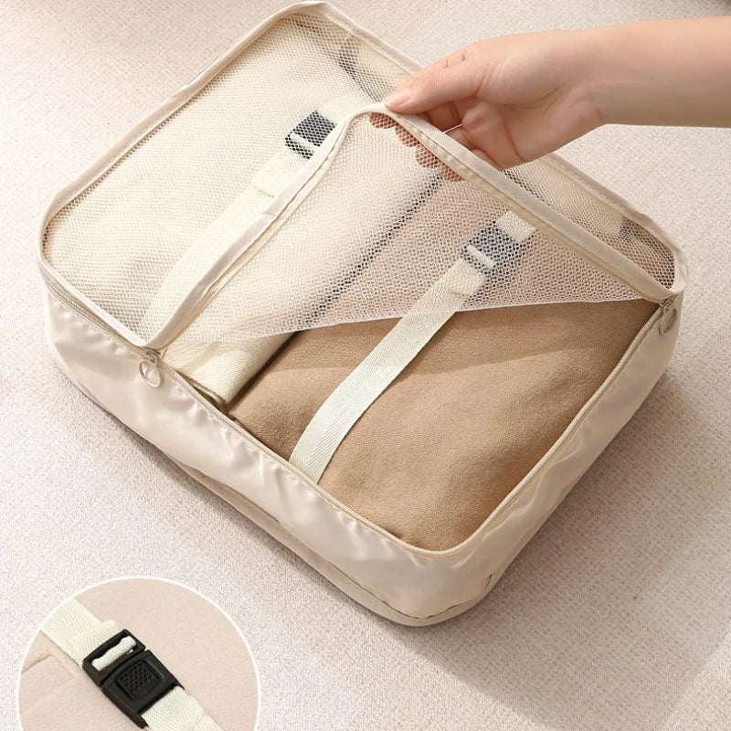 Clothing Storage Bag Travel Supplies Sub Packaging Bag Multifunctional Luggage Sorting Bag 7-piece Set Folding Storage Bag