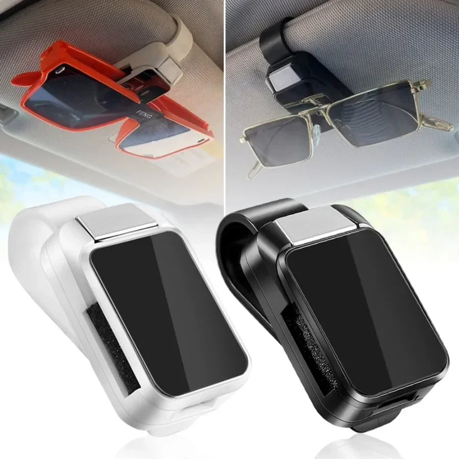 1pcs car glasses holder-car interior sun visor sunglasses storage arrangement, multi-function holder for all cars.