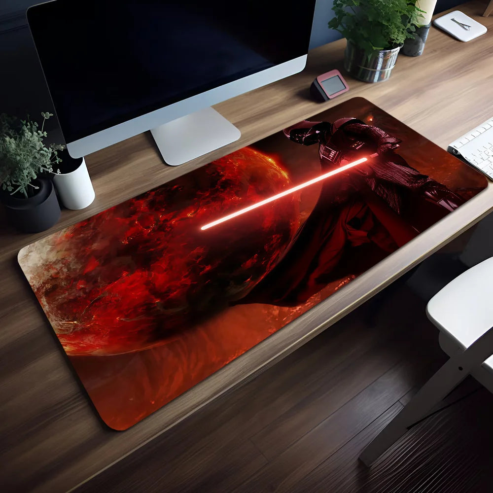 Mouse Pad Non-slip Lockedge Office Student STAR Gaming Thickened Movie Large W-WARS Fiction Science Writing Cushion MousePad