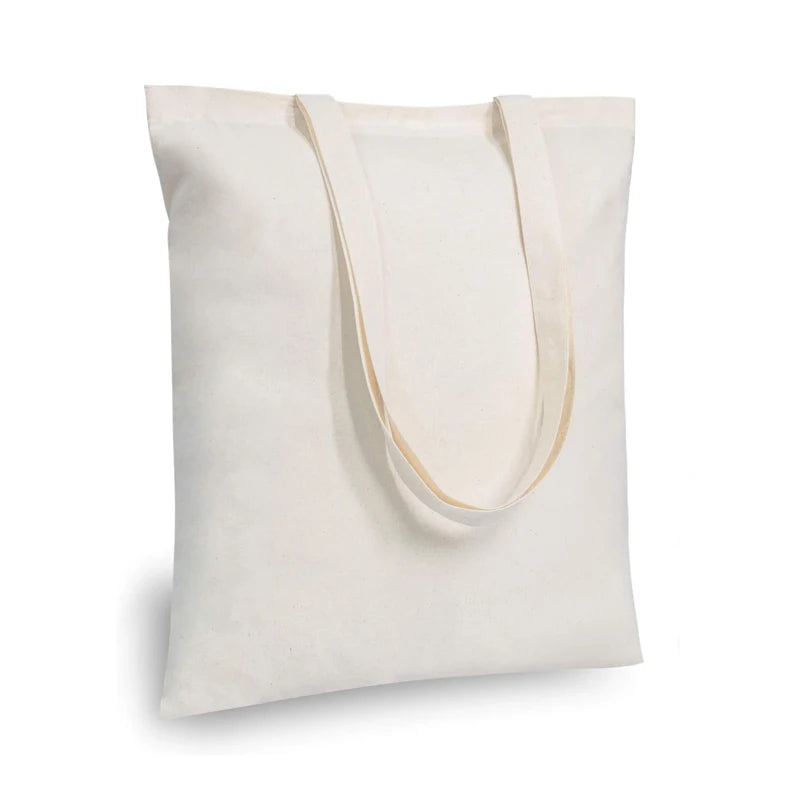 5/10/50pcs/lot Customized logo canvas shopping bag women's large capacity tote bags daily commuting bag print your design37x40cm