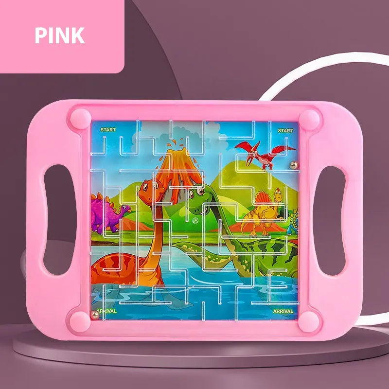 3D Maze Ball for Kids - Hand-eye Balance Gravity Memory Sequential Puzzle Montessori Educational Toy Ideal Children's Gift