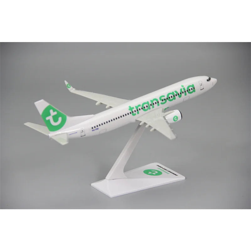 1:200 Scale Model Transavia A321Neo Air Airline Aircraft Assembly Plane Airplanes With Stand Collection Display Gifts