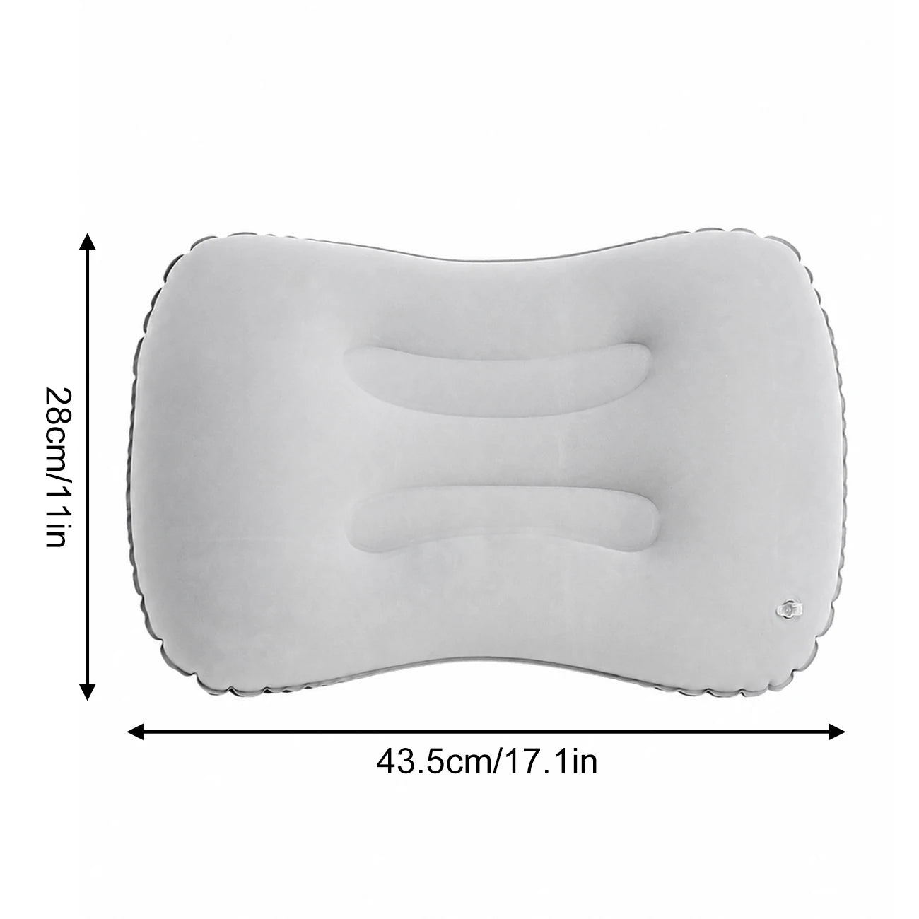 1Pcs Inflatable Camping Travel Pillow Ultralight Portable Backpacking Pillow for Neck Lumbar Support Camp Hiking Sleeping
