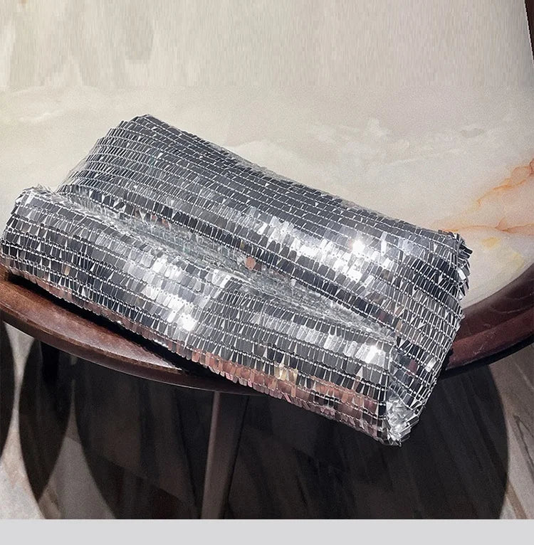Women Envelope clutch bag Fashion shiny Sequins ladies Clutches Party lady evening bags handbag