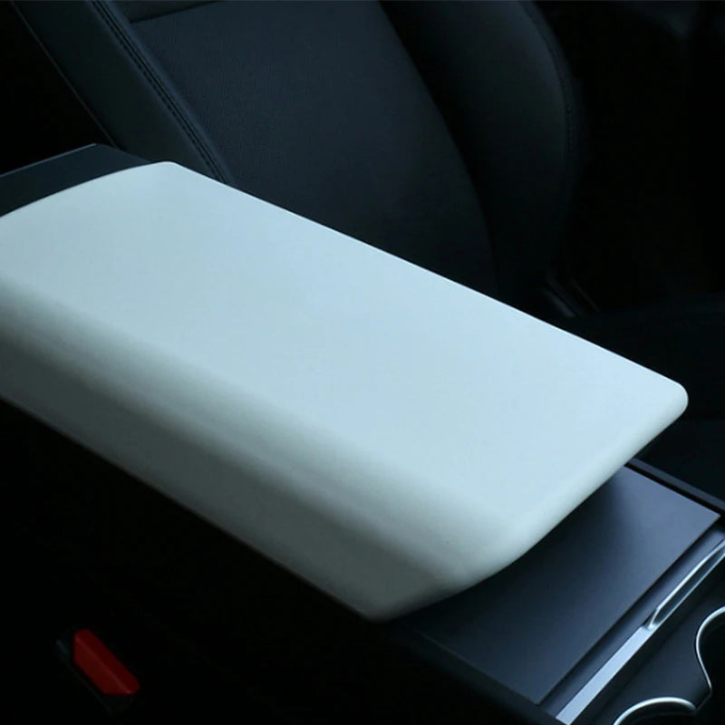 For Tesla Model Y Launch Juniper 2025 Model 3 Highland 2024 TPE Soft Case Center Console Arm Rest Lid Armrest Cover Accessories