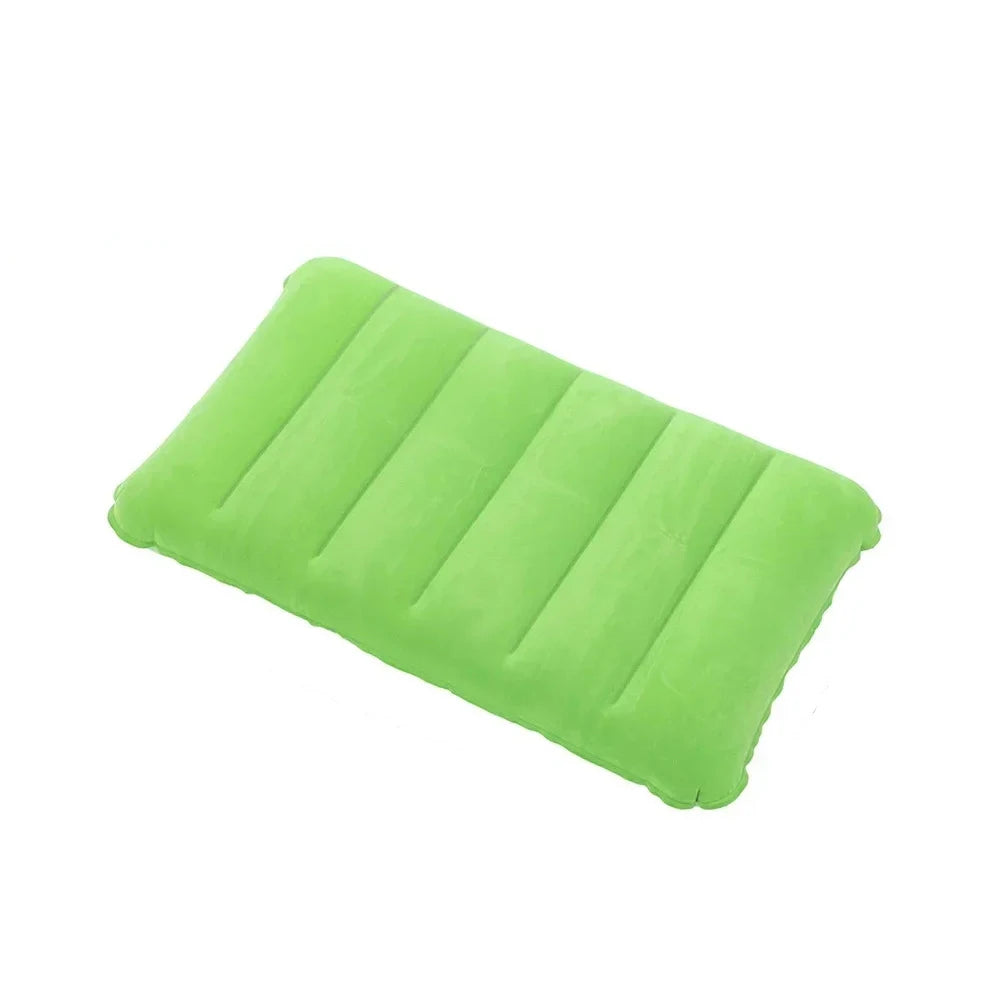 47x30cm Air Cushion Pillows Outdoor Camping Sleep Cushion Folding Square lnflatable Pillows Travel Backrest Plane Head Rest Big