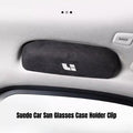 Car Sun Glasses Case Holder Clip Suede for Li Lixiang L6 L7 L8 L9 ONE Mega i8 Sunglasses Case Side Handle Mounted Accessories