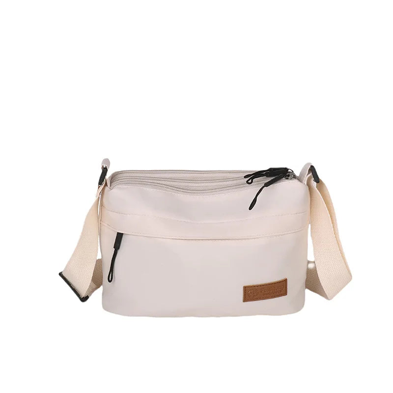 Fashion Multi Pocket Single Shoulder Bag Reusable Simple Versatile Messenger Bags Large Capacity Tote Bags for Women