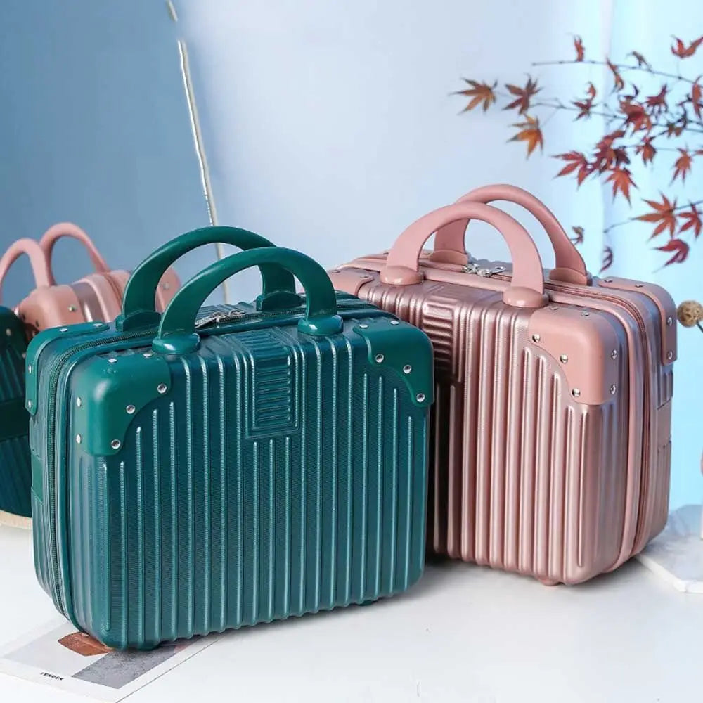 Hot Sales 14 inch Travel Suitcase Mini Hand Makeup Case Luggage Travel Cosmetic Box For Women