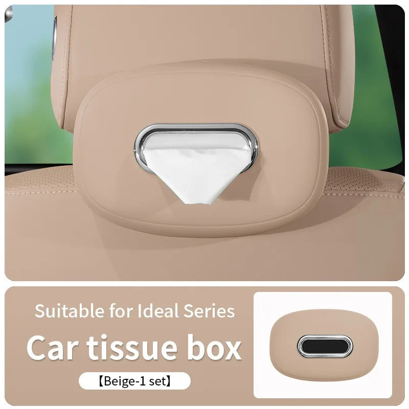 Car Silicone Tissue Box Soft Washable Car Center Console Armrest Napkin Holder Sun Visor Rear Seat Tissue Box with Fixing Strap