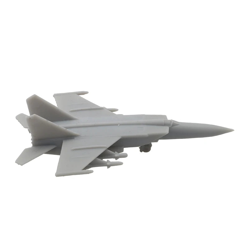 5PCS Russian Mig-25 Interceptor Plane Resin Assembly Model Reconnaissance Aircraft Length 9/31.8/55.6/63.6mm Toys DIY Aeroplane
