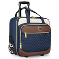 18 inch Travel Rolling Laptop Bag Wheeled Luggage Business Boarding Laptop Bag Rolling Briefcase for Men & Women Waterproof