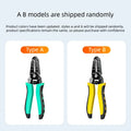 SAMZHE Wire Cutter, Wire Stripper Crimper Professional Multi-Function Wire Stripping Tool, Cable Stripper, Wiring Tools