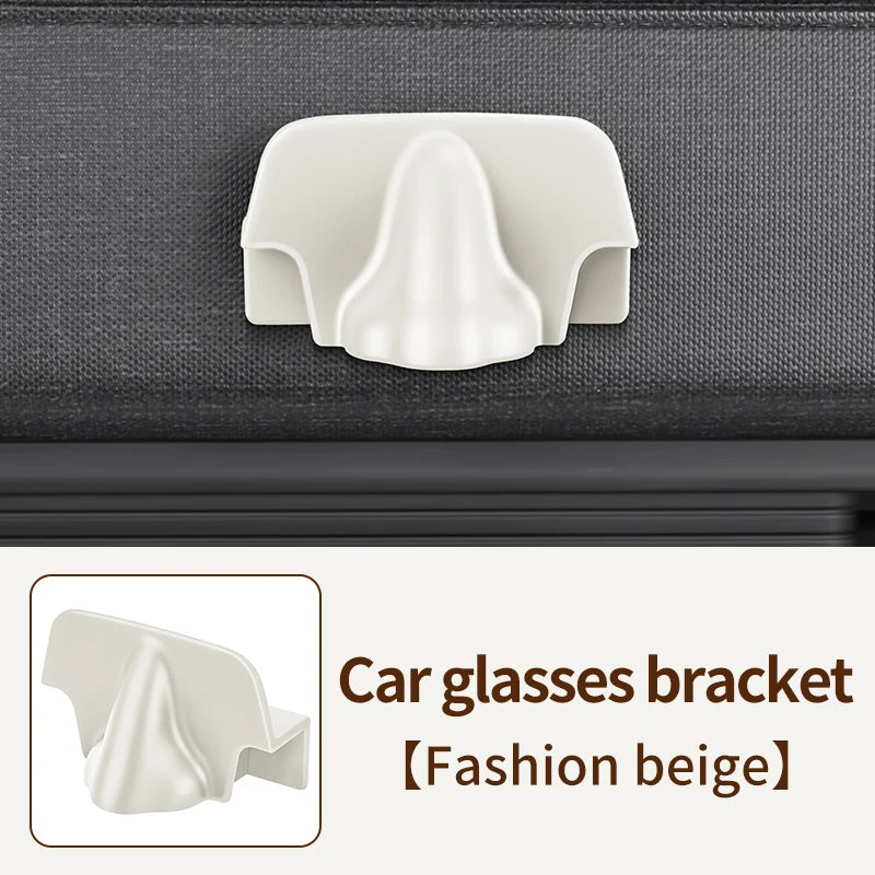 New Sun Visor Glasses Holder Car Sunglasses Clip Data Cable Storage Holder Car Sunglasses Holder Eyeglasses Clips Accessories