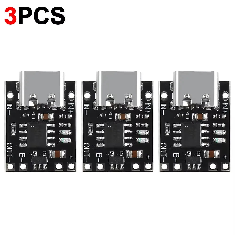 1/10/20PCS 3.7V Lithium Battery Charging Board with Protection Type-C USB C Li-ion Battery Charging Board Over Charging Module