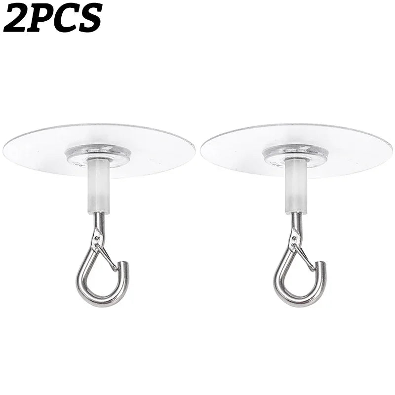 Self-Adhesive Heavy Duty Wall Ceiling Hooks Multi-Scene Hanger 1-10Pcs for Plant Pots Flower Baskets