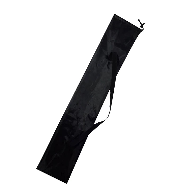 Black Strap Hiking Pole Storage Cloth Bag Oxford Waterproof Walking Stick Organizer Portable Outdoor Drawstring Bag