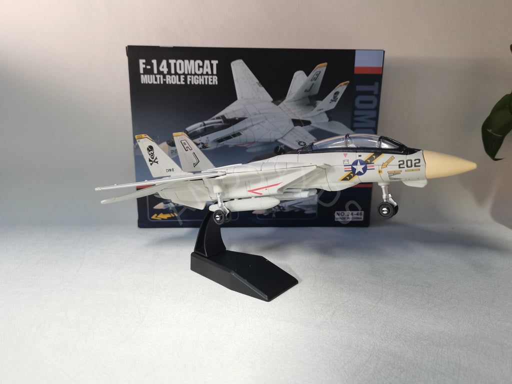Diy F14 Tomcat Model Aircraft Kit 1/72 Assembly Model Toy Planes ABS Military Model Toys For Gifts Educational Toys