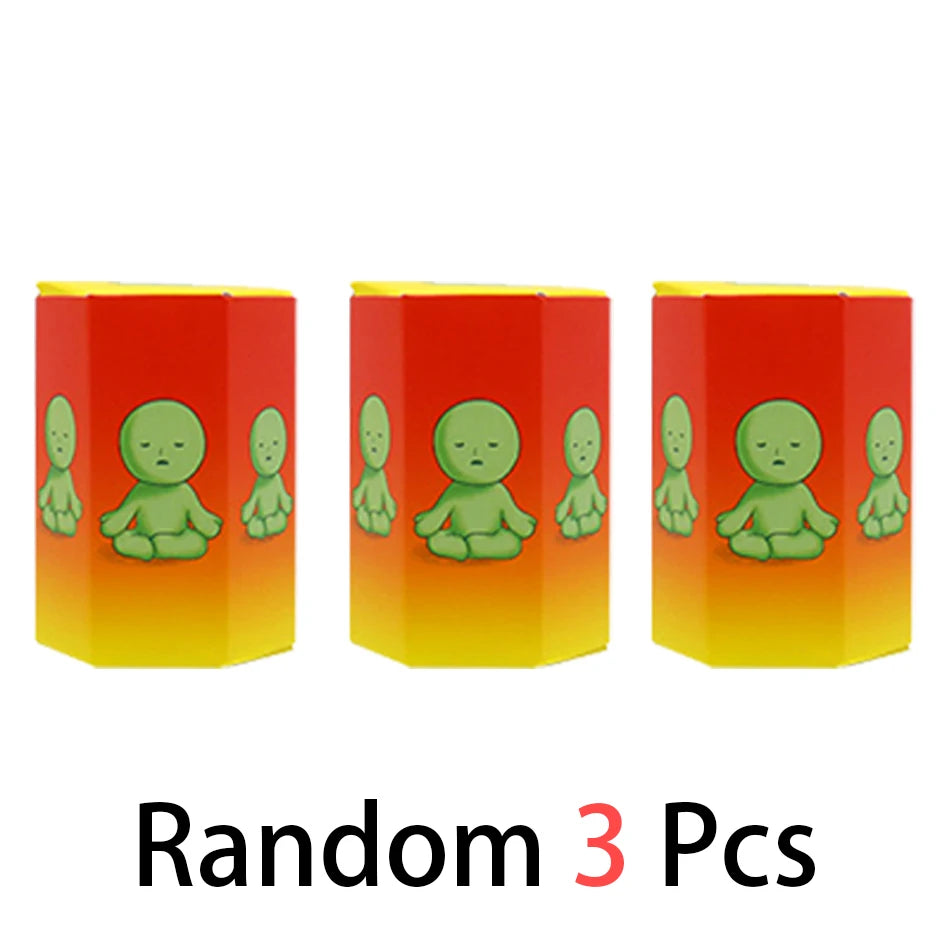 5 Multiple Series Noctilucent Green Doll Blind Mystery Box Action Figures Decoration Desktop Model Toy For Gift Surprise