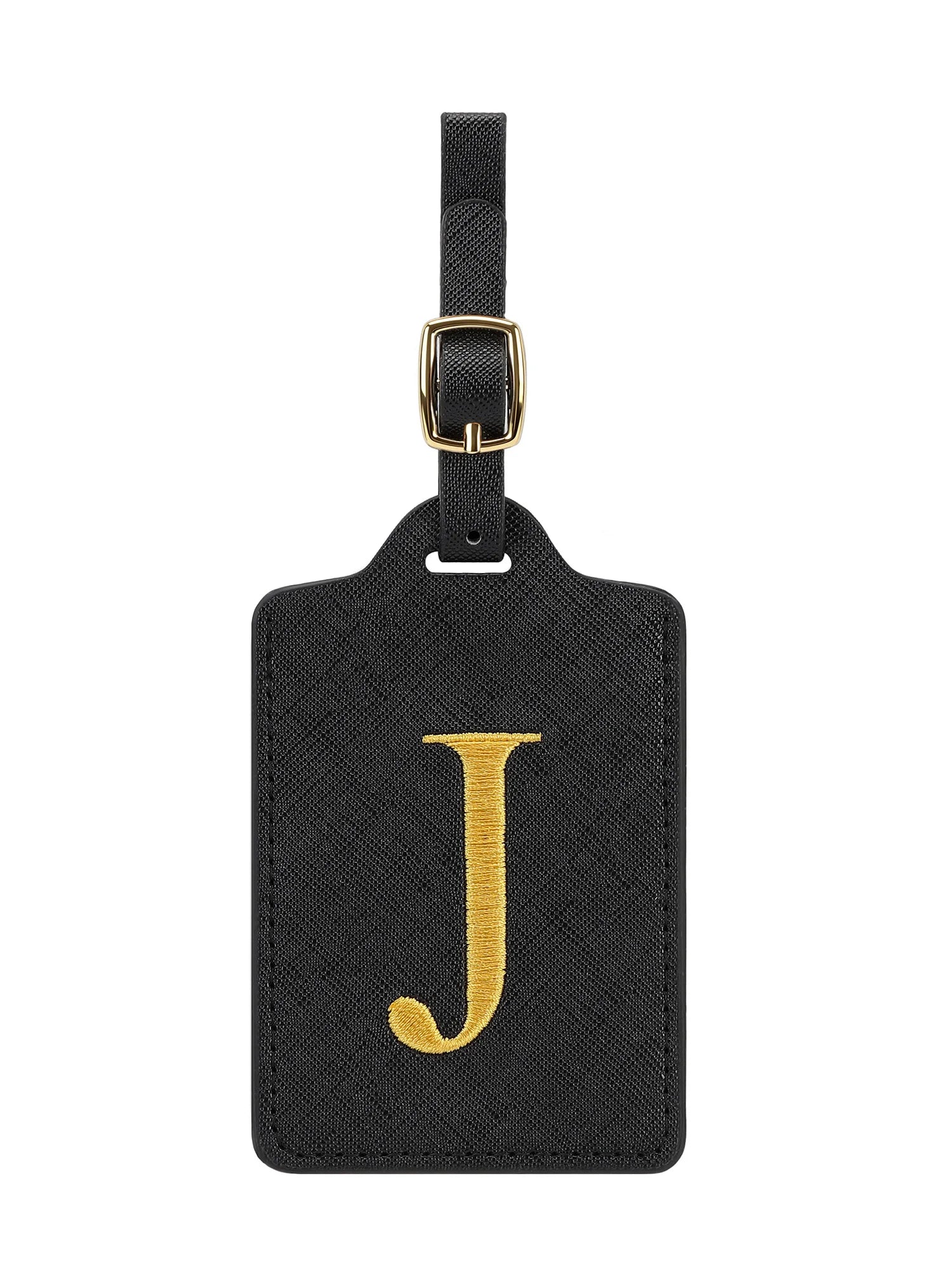 Premium Leather Business Luggage Tag Luggage Address Label Carry-on Luggage Label Name ID and Address Folder Travel Accessories
