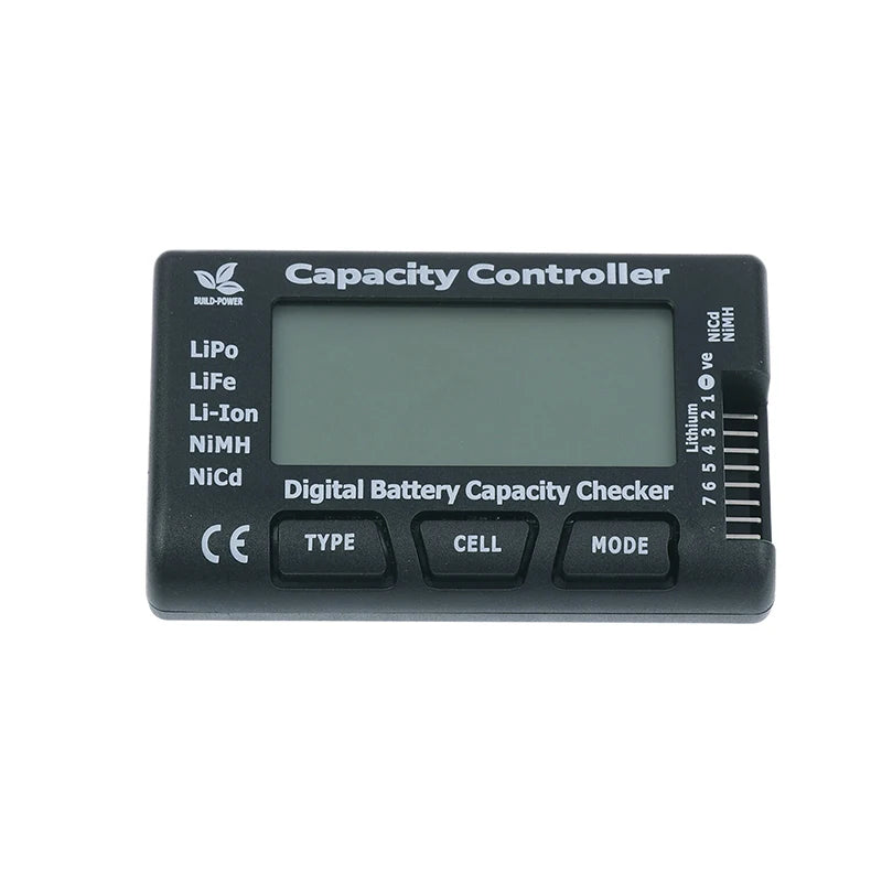 7 Digital RC Battery Capacity Checker - Cellmeter7 Voltage Tester Controller For LiPo LiFe Li+ NiMH NiCd Battery Cell Meter