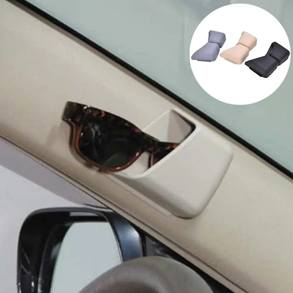 2Pcs Car Sunglasses Organizer Eyeglasses Glasses Holder Phone Organizer Storage Boxes Pocket Auto Interior Accessories