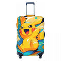 Premium Durable Luggage Cover P-Pikachizer Print Elastic 18-32 Inch Suitcases Dust Resistant Anti-Scratch Washable For Travel