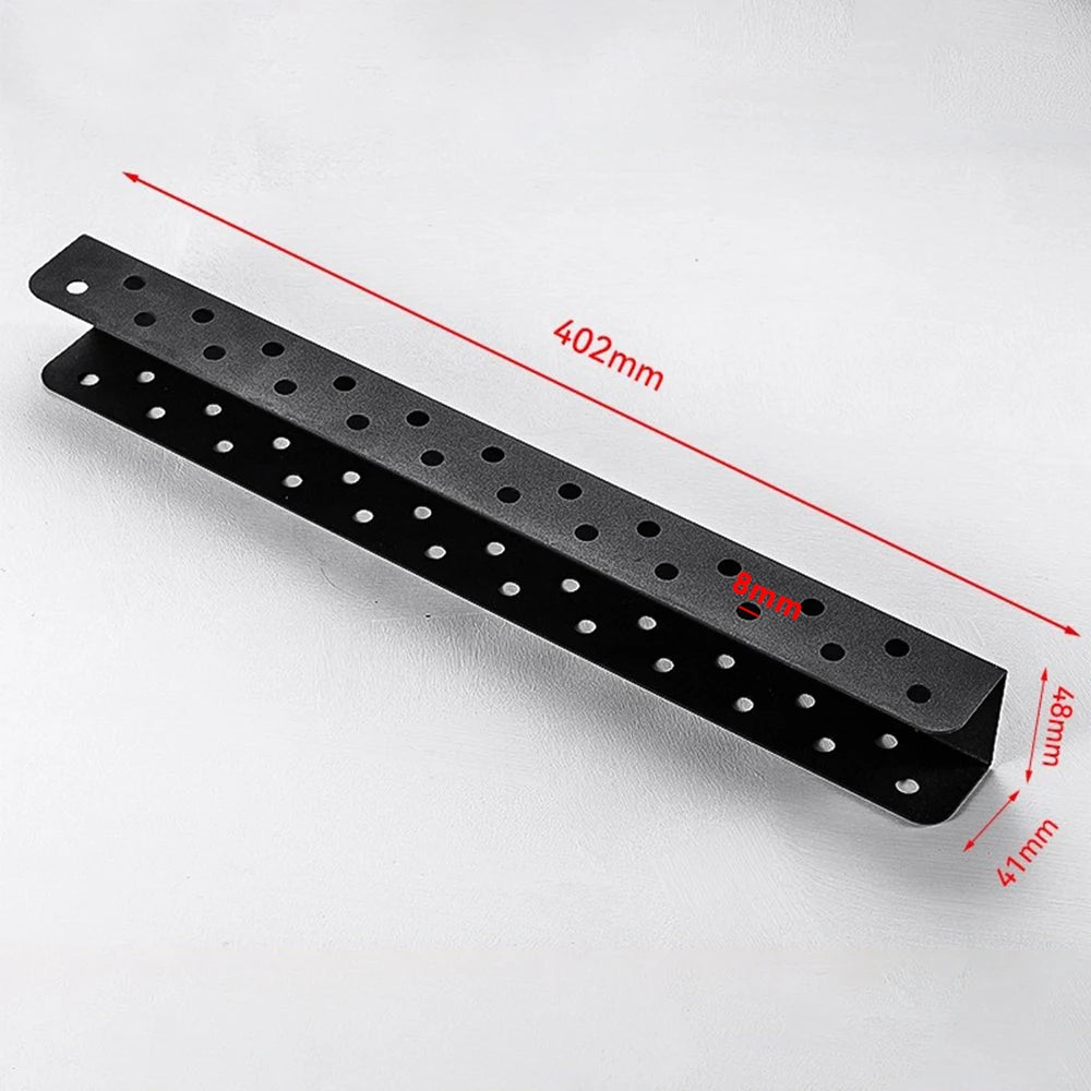 40cm Metal Screwdriver and Pliers Organizer Wall-Mounted Tool Holder Rack with Tool Slots Space-Saving Garage Workshop Storage