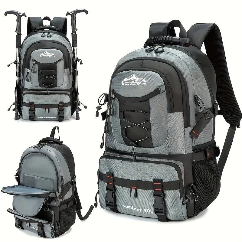 40L hiking backpack, lightweight camping bag, perfect for outdoor hiking and daily use