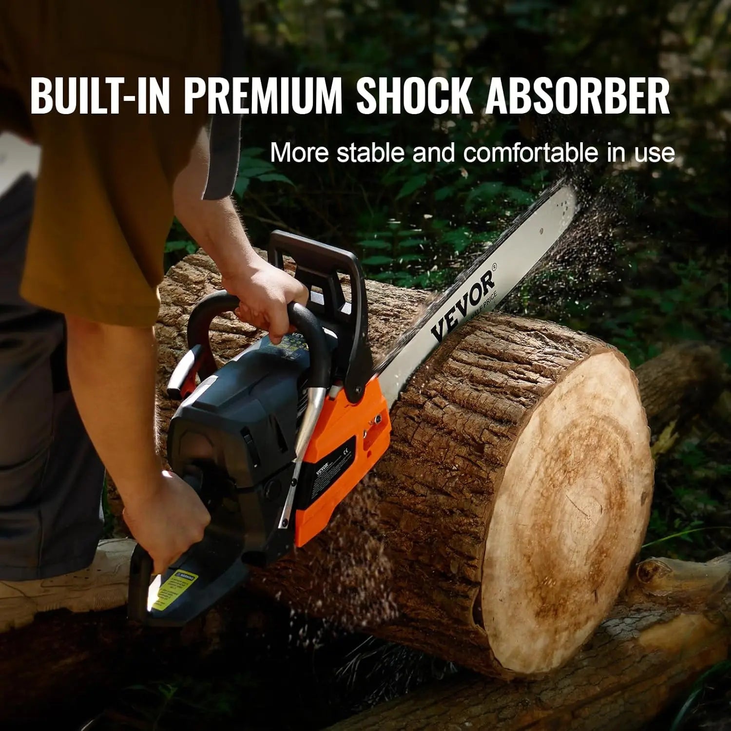 Chainsaw 58CC 2-Cycle  20 Inch Handheld Cordless Petrol Chain Saws For Forest, Wood, Garden and Farm Cutting Use