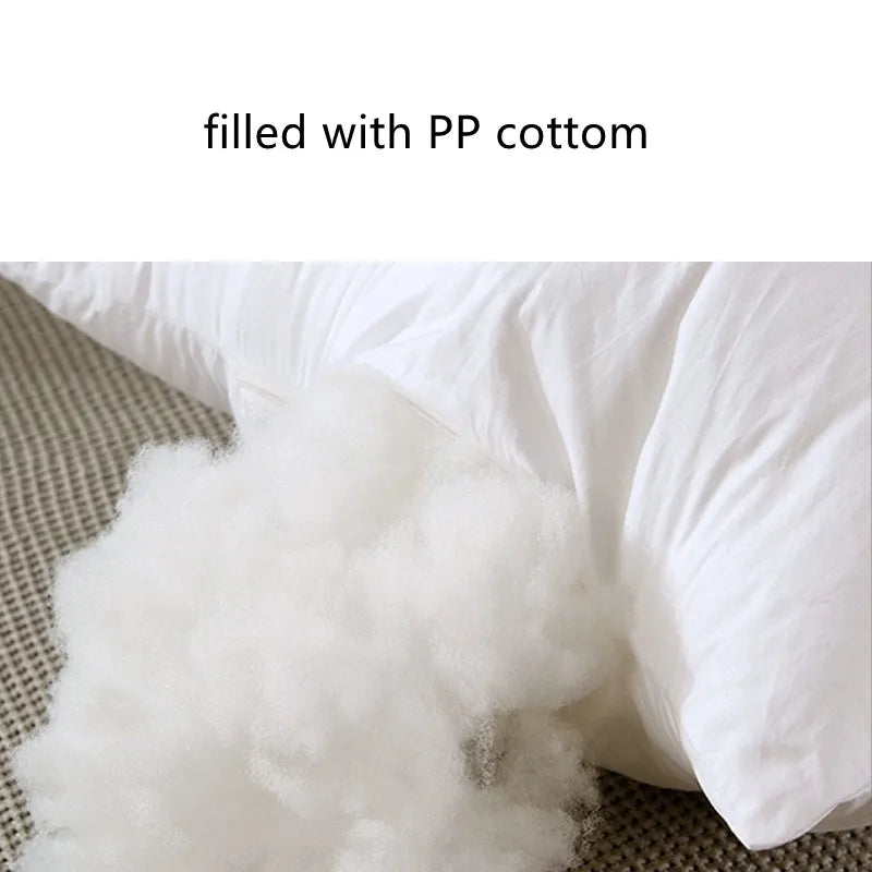 Soft White Square Pillow Insert 35x35cm, PP Cotton Cushion Core for Sofa Bed Home Decor, Removable,Fluffy Throw Pillow Stuffing