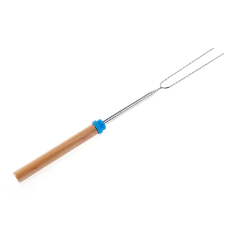 Telescoping BBQ Stick Campfire Camping Stove Bonfire BBQ Tools Supplies for High Efficient Control Balance Heat DropShipping