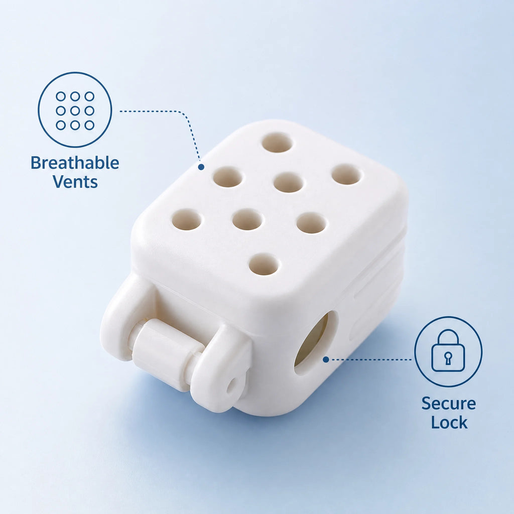2Pcs Ventilated Electric Toothbrush Head Covers Portable Dustproof Travel Protector Caps Lightweight Case