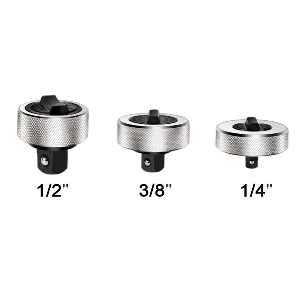 Mini Ratchet Socket Wrench 1/4 3/8 1/2 Inch Reversible Ratchet Handle Mini Portable Rotate Steel Palm Ratchet Socket Wrench