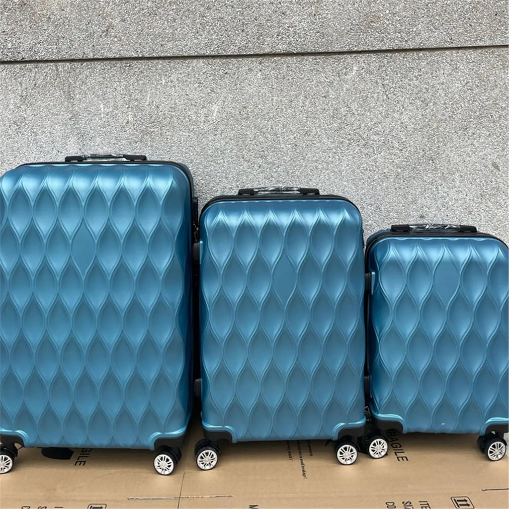 Four-Piece Set ABS Universal Wheel Luggage Travel Suitcase Carry-On Bag Set for Travel And Business Trip in 14202428 Inches
