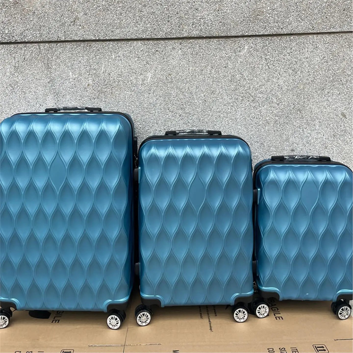 Four-Piece Set ABS Universal Wheel Luggage Travel Suitcase Carry-On Bag Set for Travel And Business Trip in 14202428 Inches