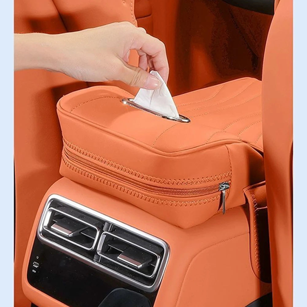 Car Armrest Pad For Toyota Land Cruiser Prado LC250 2024 2025 Car Box Height Increase Protective Cover Storage Bag Auto Styling