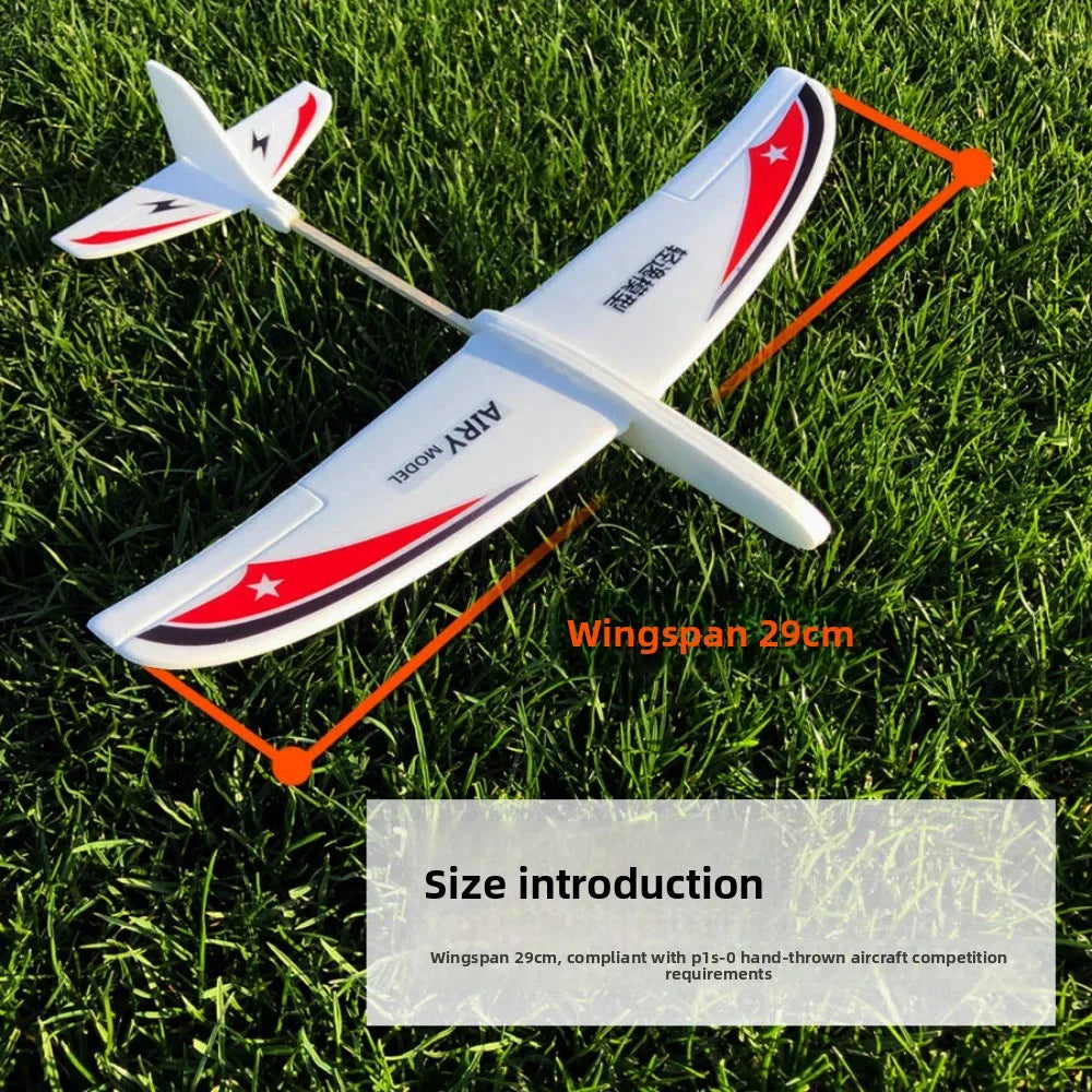 New PP Foam Double Wing Airplane Toy Popular Red&Blue EPP Bubble Plane Ligthweight Hand Thrown Aircraft for Kids Outdoor