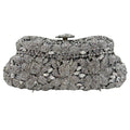 High Quality Flower Hollow Diamond Wedding Dinner Ladies Diamond Chain Bag Evening Bag