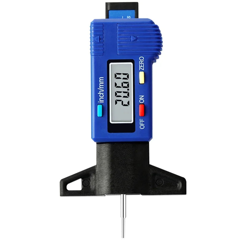 Digital Tread Depth Gauge For Car Tyre Tire Meter Thickness Gauges Automobile Tire Wear Detection Measuring Tools Depth Caliper