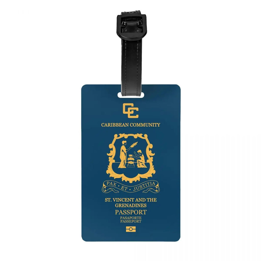 Custom Mexico Passport Luggage Tag With Name Card Privacy Cover ID Label for Travel Bag Suitcase